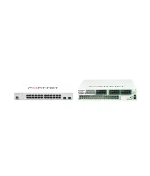 FORTINET FORTISWITCH 124D-POE & FORTIGATE 1240B