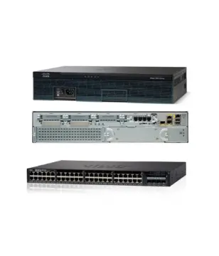 Cisco Router 2951 & Cisco 3650 48p 1G PoE+ Uplink 1G