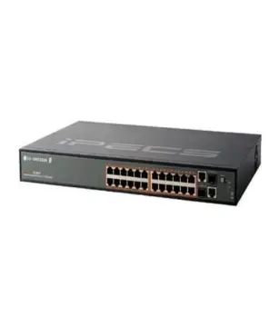 LG iPecs Switch (ES-2026P) with 24 x 1Fast Ethernet and 2 SFP/Gigabit Ethernet Ports POE