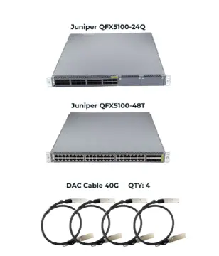 Juniper QFX5100-24Q    🔹 Juniper QFX5100-48T