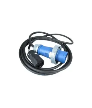 Feet Single Phase IEC Pin and Sleeve Power Inlet Cord Cable 6.4M 038-003-481