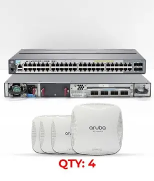 HP 3800 48G 4SFP+ Switch J9147A & Aruba AP-225 Access Point