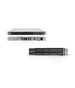 2 Switches Cisco Catalyst 3650 48P PoE+ Uplink 1G + CISCO ASA 5515-X Firewall