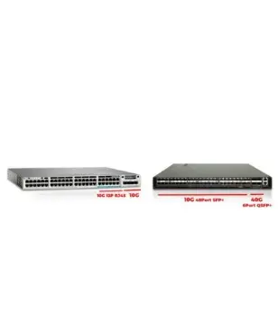 Cisco 3850 48 Port RJ45 ( 12Port RJ45 10G ) UPOE 🔥Uplink 10G & Lenovo Core Switch ThinkAgile CP 5812 10G