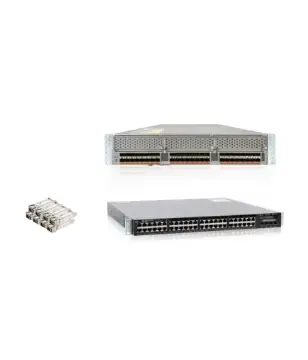 Cisco Nexus N5K-C5596UP Switch 48x 1/10Gbps SFP+ Unified Ports & Cisco Catalyst 3650 48P 1G PoE+ Uplink 10G