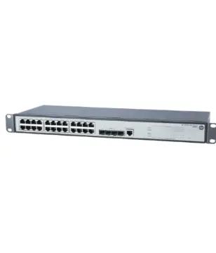 HP V1910-24G POE (JE007A) Switch – 24 Gigabit Ethernet Ports – 4 SFP – Layer 3 Static Routing