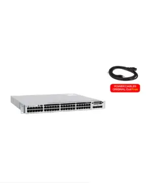 Cisco Catalyst 3850 48P POE+ Uplink 10G Power Supply 1100W