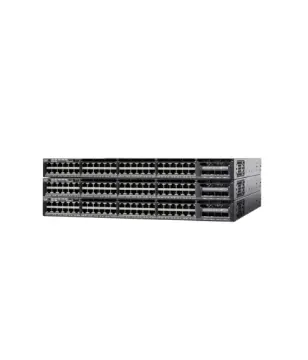 3 Switches Cisco 3650 48P 1G PoE+ Uplink 1G DUAL Power Supply 1025W