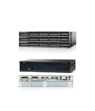 3SWITCHES Cisco 3650 48P 1G PoE+ Uplink 1G & Cisco Router 2951