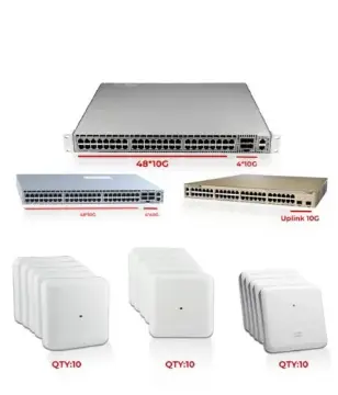 Arista 7050T-64 Switch & Arista 7050T-52 & Cisco Catalyst C6800 & AIR-AP3802i & AIR-AP2802I & AIR-AP1852i