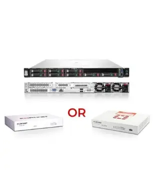 HPE Proliant 360 G10 8 BAY SFF & ( FortiGate 40F OR FortiGate 50E )