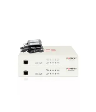 2 FORTINET FORTIGATE 70D WITH ORIGINAL ADAPTORS