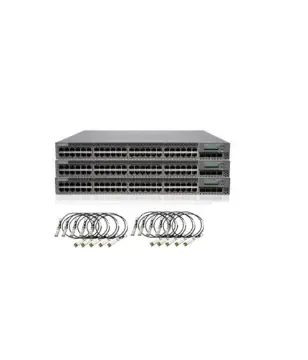 3 SWITCHES JUNIPER – EX3300 48port POE+ 4Port SFP+ 10G & 10 JUNIBER DACC CABLE 10G 1M FREE