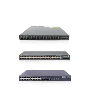 Cisco 3650 48p 1G PoE+ & Aruba S2500 48P 1G PoE UPLINK 10G & H3C S5800 24P UPLINK 10G