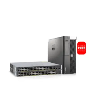 2 Switch Cisco 2960X 48P Poe+ 740W UPLINK 10G +Dell Workstation T5810 FREE