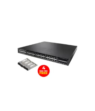Cisco Catalyst 3650 48P 1G PoE+ Uplink 10G & 4 GBICS 10G FREE
