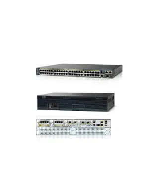 Cisco Catalyst 2960S 48Port 1G POE+ 2 port SFP+ 10G & Cisco Router 2951