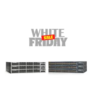 3 Switch Cisco Catalyst 3850 48P PoE+ Uplink 10G + 3 Switch ARUBA S2500 Uplink 10G