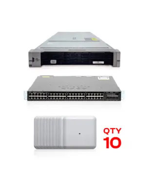 Cisco Wireless Controller 8540&Cisco 3650 48P 1G PoE+ Uplink 1G&Cisco Air-AP2802i Access Point