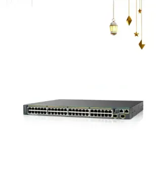 Cisco Catalyst 2960S 48Port 1G POE+ 2 port SFP+ 10G WITH 2 Gbics Cisco 10G FREE 🎁🎁