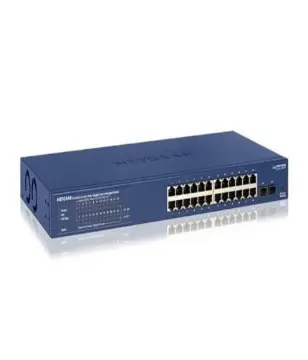 NETGEAR Switch (GS724t) – 24 x 1 Gigabit Ethernet