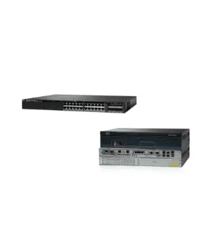 Cisco Catalyst 3650 24P 1G PoE+ Uplink 10G + Cisco Router 2951