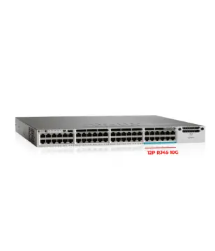 Cisco 3850 48 Port RJ45 ( 12Port RJ45 10G ) UPOE 🔥