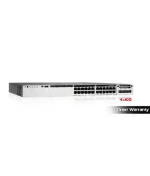 Cisco Catalyst WS-C3850-24P POE+ UPLINK 4X10G WITH 4GBIC CISCO 10G FREE