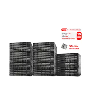 30 Switch Cisco 3650 48P 1G PoE+ +10 Switch Cisco 3650 24P 1G PoE+ FREE