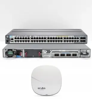 HP 3800 48G 4SFP+ Switch J9147A & Aruba AP-325 Access Point