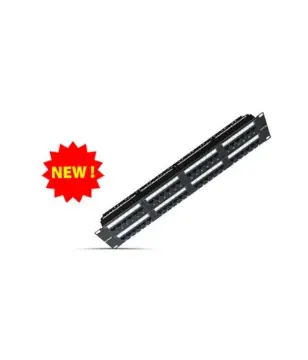 D- Link Cat6 UTP Fully Loaded 48 PORT Patch Panel/NPP-C61BLK481