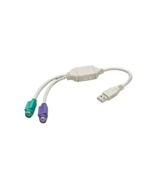 USB to PS/2 PS2 Cable Converter Adaptor Keyboard Mouse