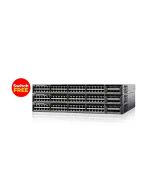 2 Cisco Catalyst 3650 48Port PoE+ Uplink 1G + switch Free