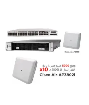 Cisco Wireless Controller 8540 & Cisco 3850 48P 1G PoE+ Uplink 1G & 10*Cisco Air-AP2802i Access Point AIR-AP2802i-B-K9