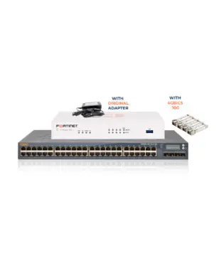 ARUBA S2500 48P 1G PoE Uplink 10G & FORTINET FORTIGATE 30E