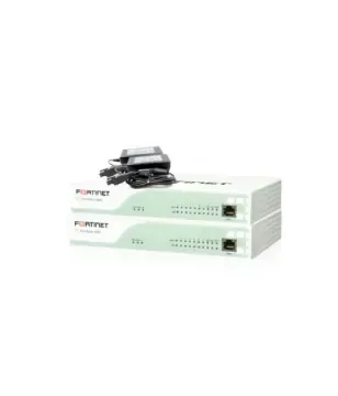 2 FORTINET FORTIGATE 60D WITH ORIGINAL ADAPTORS
