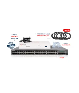 JUNIPER – EX3300 48port POE+ 4Port SFP+ 10G & Fortinet FortiGate 30E