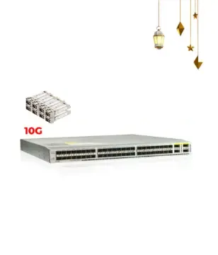 CISCO NEXUS 3064X 48Port SFP+ and 4Port QSFP+ With 52 Gbic ( 48*10G &4*40G )