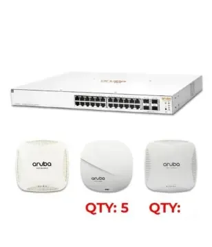 ARUBA 1930 24P 1G BASE-T/4PORT SFP+ JL-684-60001 & 15 Access Point