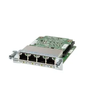 Cisco EHWIC-4ESG-P 74-7180-01 Four port 10/100/1000 Ethernet switch interface card w/PoE